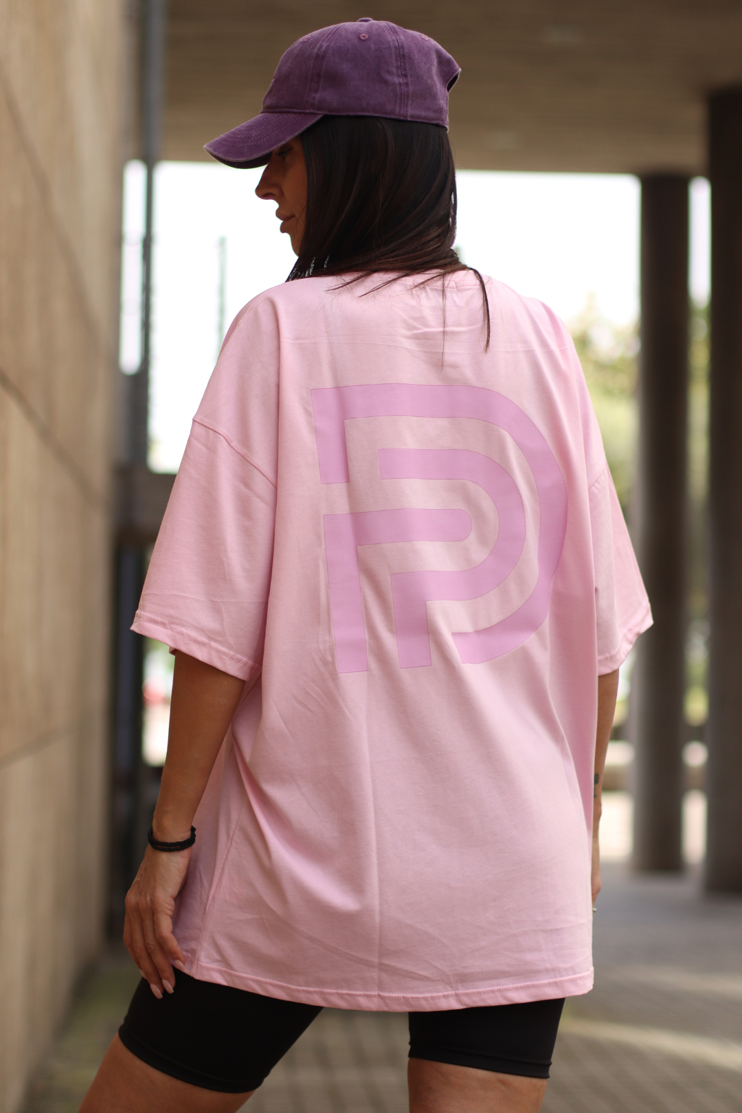Dtop oversized t-shirt – pink edition