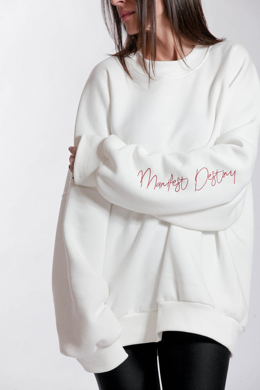 OVERSIZED  CREWNECK - MANIFEST DESTINY -