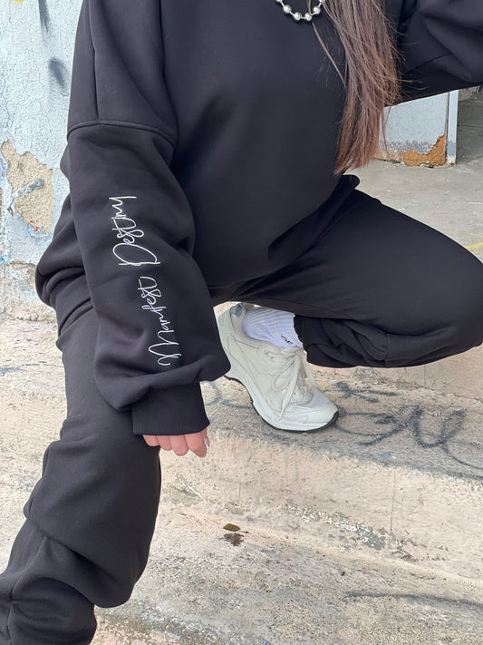 Oversized Crewneck Manifest Destiny Black