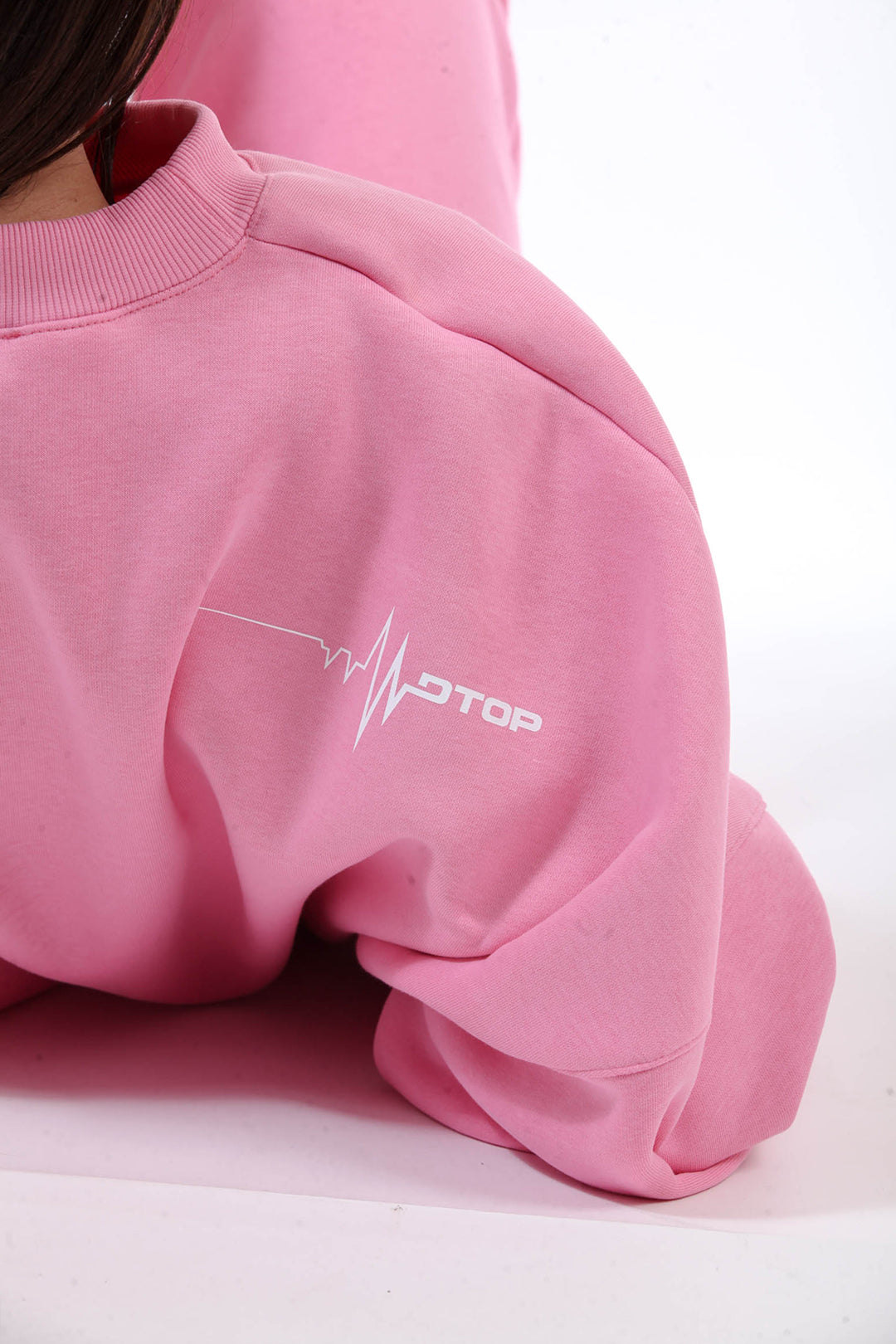 OVERSIZED ΦΟΥΤΕΡ ΡΟΖ "HEARTBEAT"