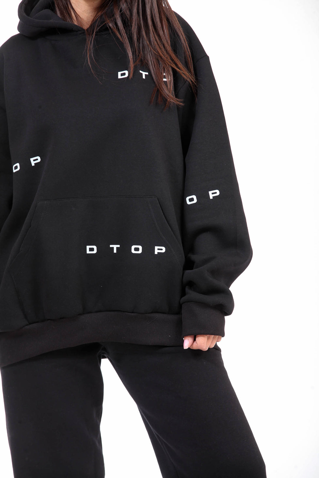 OVERSIZED ΦΟΥΤΕΡ DTOP BLACK