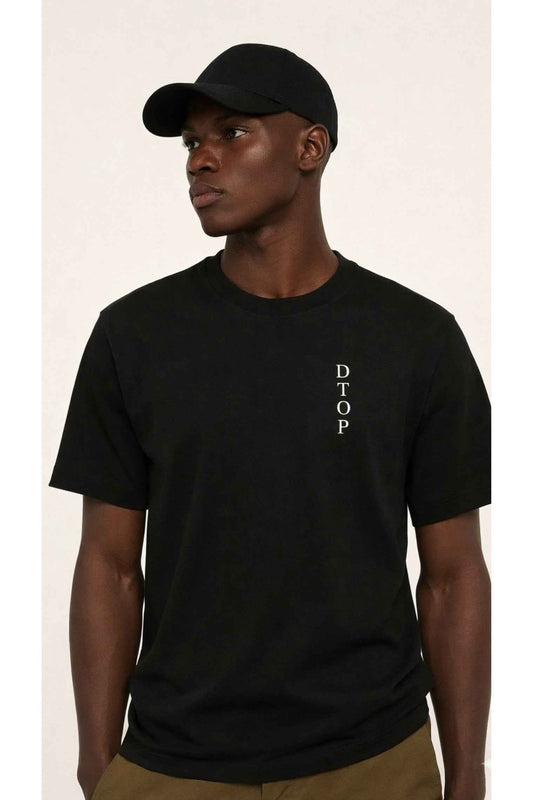 Don't think ordinary black t-shirt