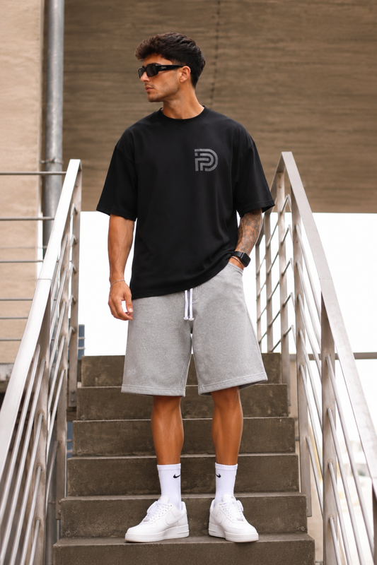 Μαύρο Oversized T-Shirt DTOP
