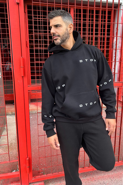 OVERSIZED ΦΟΥΤΕΡ "DTOP" BLACK