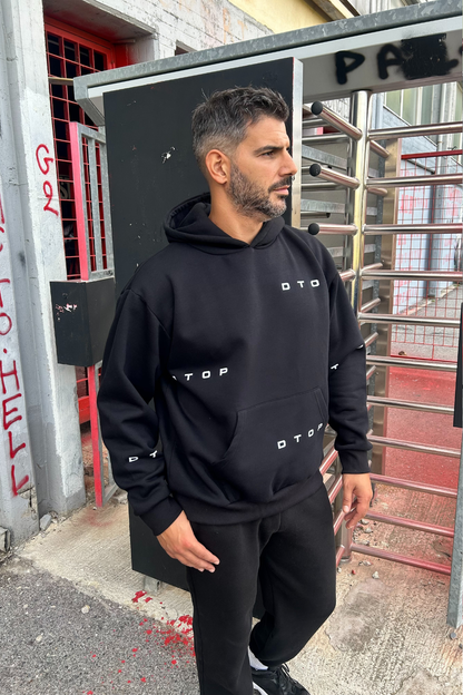 OVERSIZED ΦΟΥΤΕΡ "DTOP" BLACK