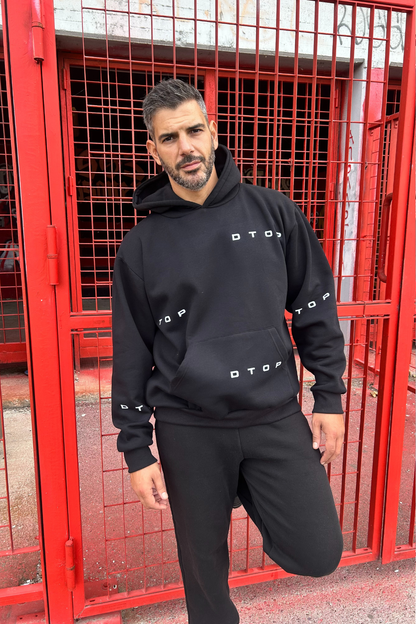 OVERSIZED ΦΟΥΤΕΡ "DTOP" BLACK