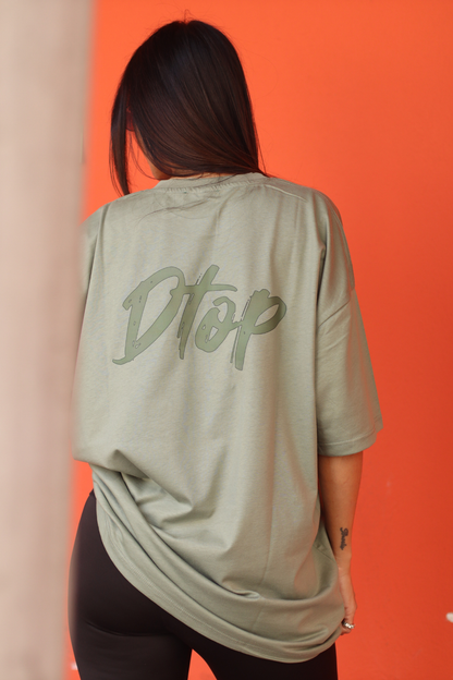 Dtop oversized t-shirt – sage edition