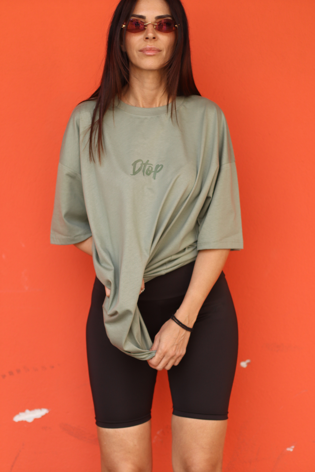 Dtop oversized t-shirt – sage edition