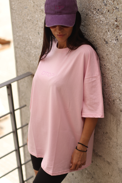 Dtop oversized t-shirt – pink edition