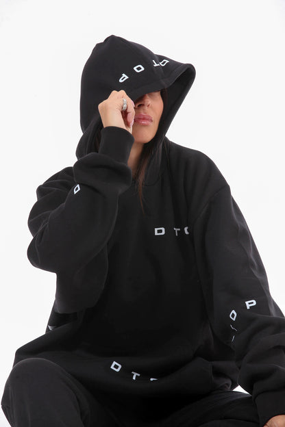 OVERSIZED ΦΟΥΤΕΡ DTOP BLACK