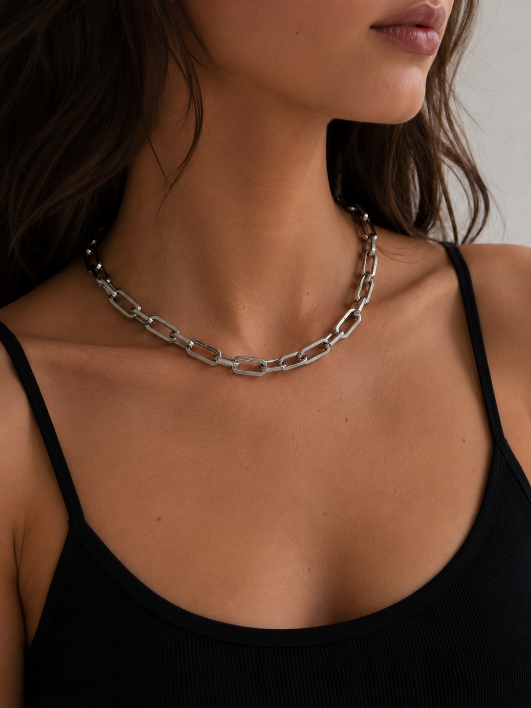Luna Chain Necklace – Stainless Steel