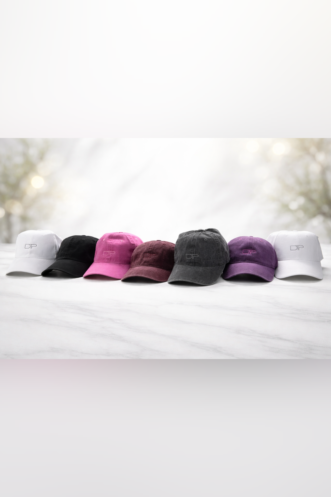 Washed cotton cap DTOP